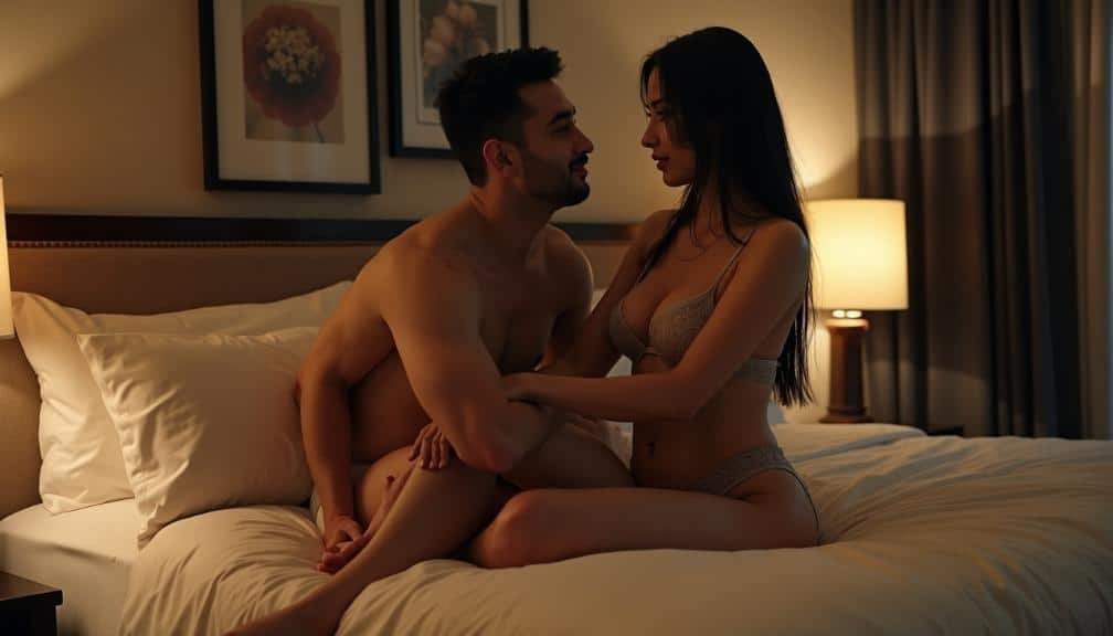 KL Escort Couple in lingerie in a hotel room Malaysia Escort